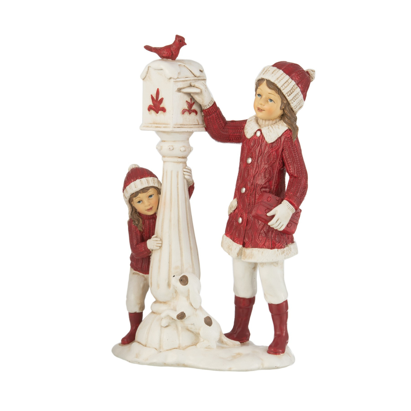 Decoro Natalizio Ragazzi in Resina H. 21 cm J-Line by Jolipa