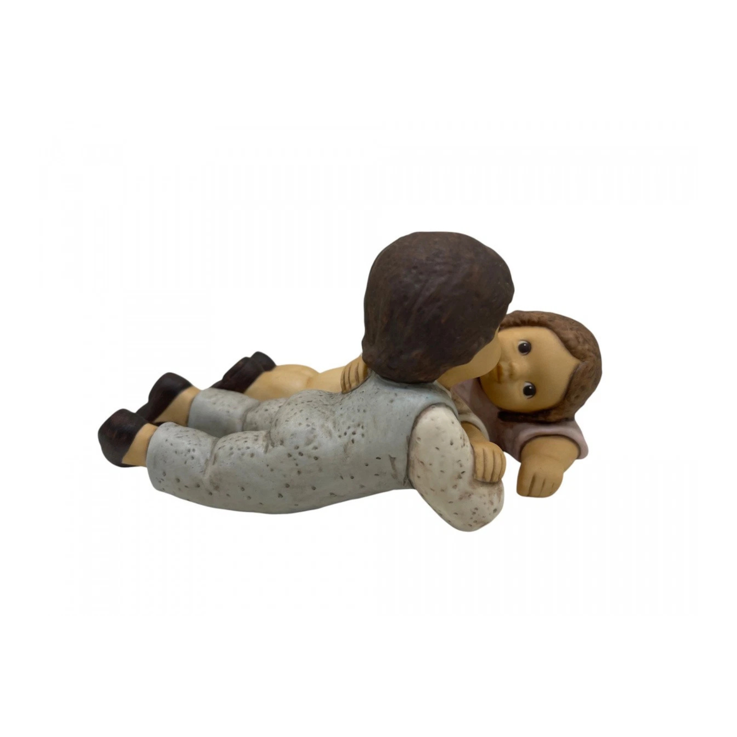 Figurina Chiacchierando Collezione Nina e Marco in Porcellana L. 16 H. 7,5 cm Goebel