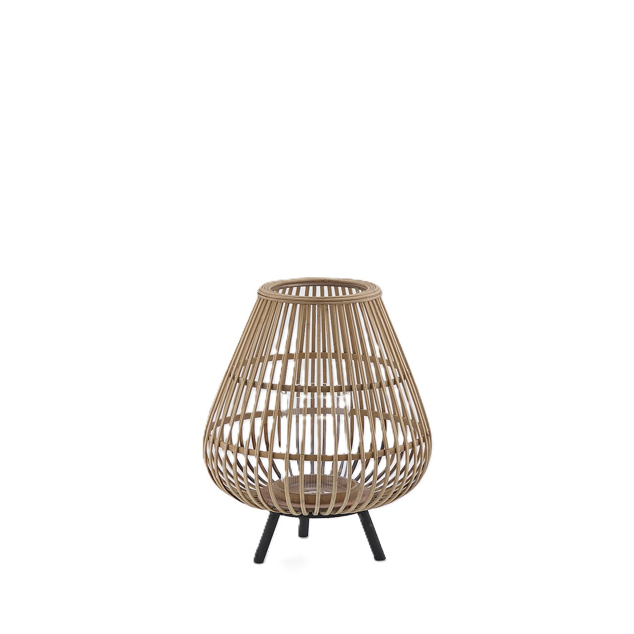 Lanterna Treppiede in Rattan - EDG Enzo De Gasperi