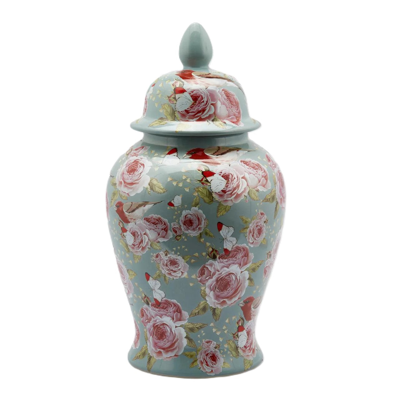 Vaso Ching Rose Potiche in Ceramica EDG Enzo De Gasperi