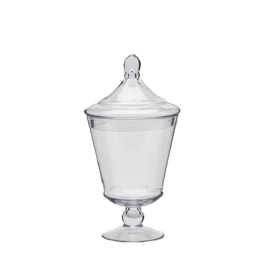 Contenitore Svasato in Vetro con Coperchio h. 31 cm - EDG Enzo De Gasperi