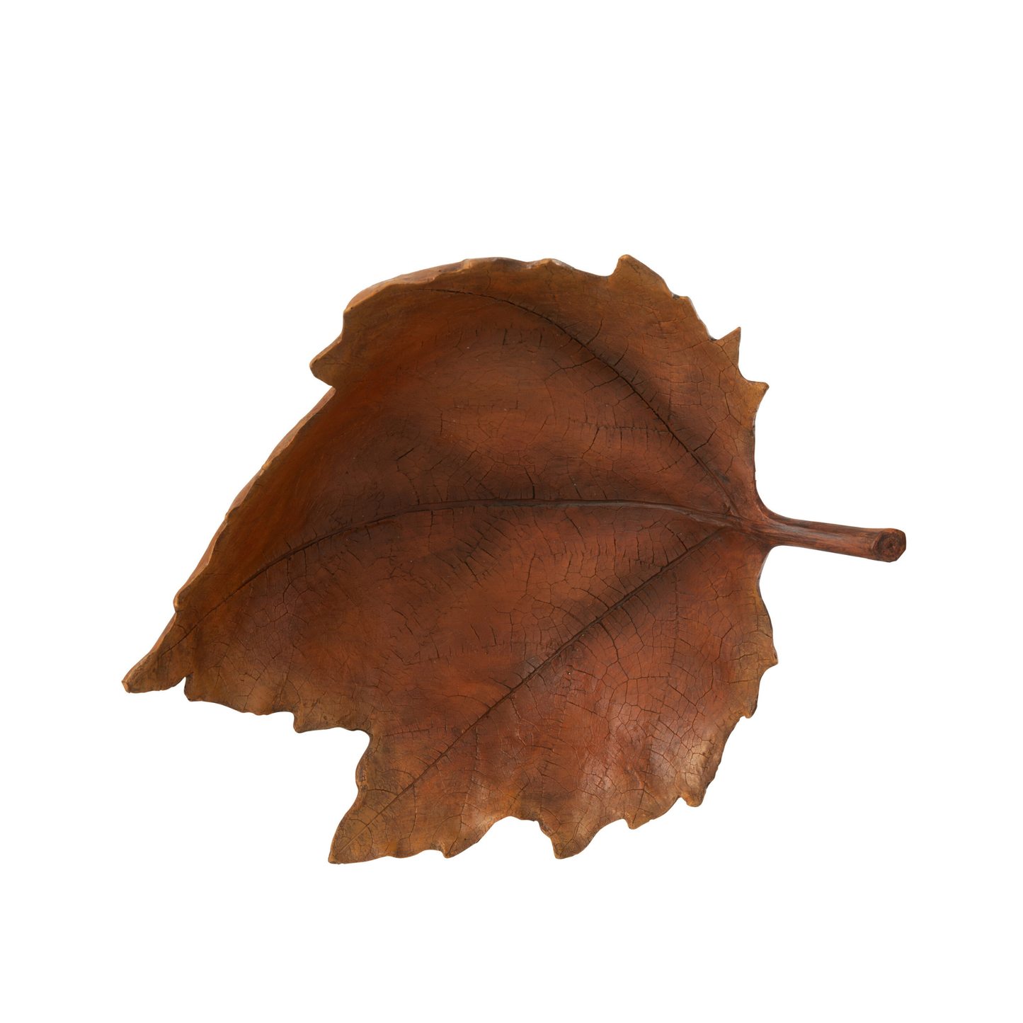 Vassoio Decorativo Foglia d'Autunno in Resina J-Line by Jolipa
