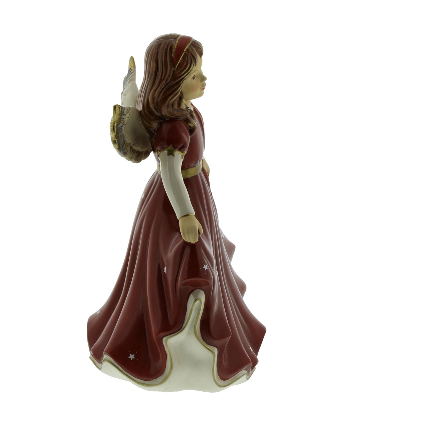 Figurina Angelo Danza di Natale con Carillon in Porcellana H. 19 cm Goebel