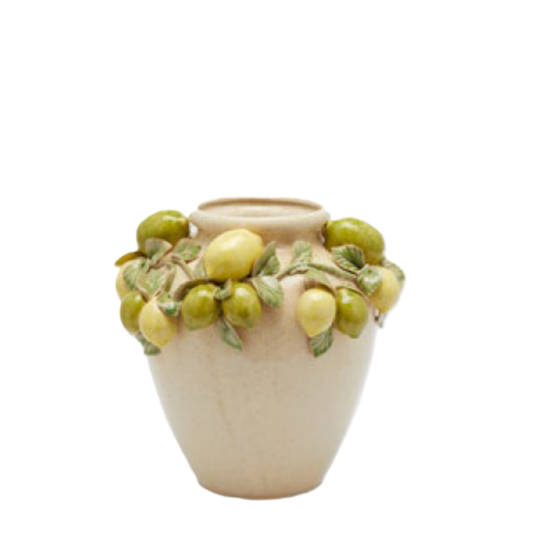 Vaso Anfora Freaky Limoni Piccola in Ceramica EDG Enzo De Gasperi