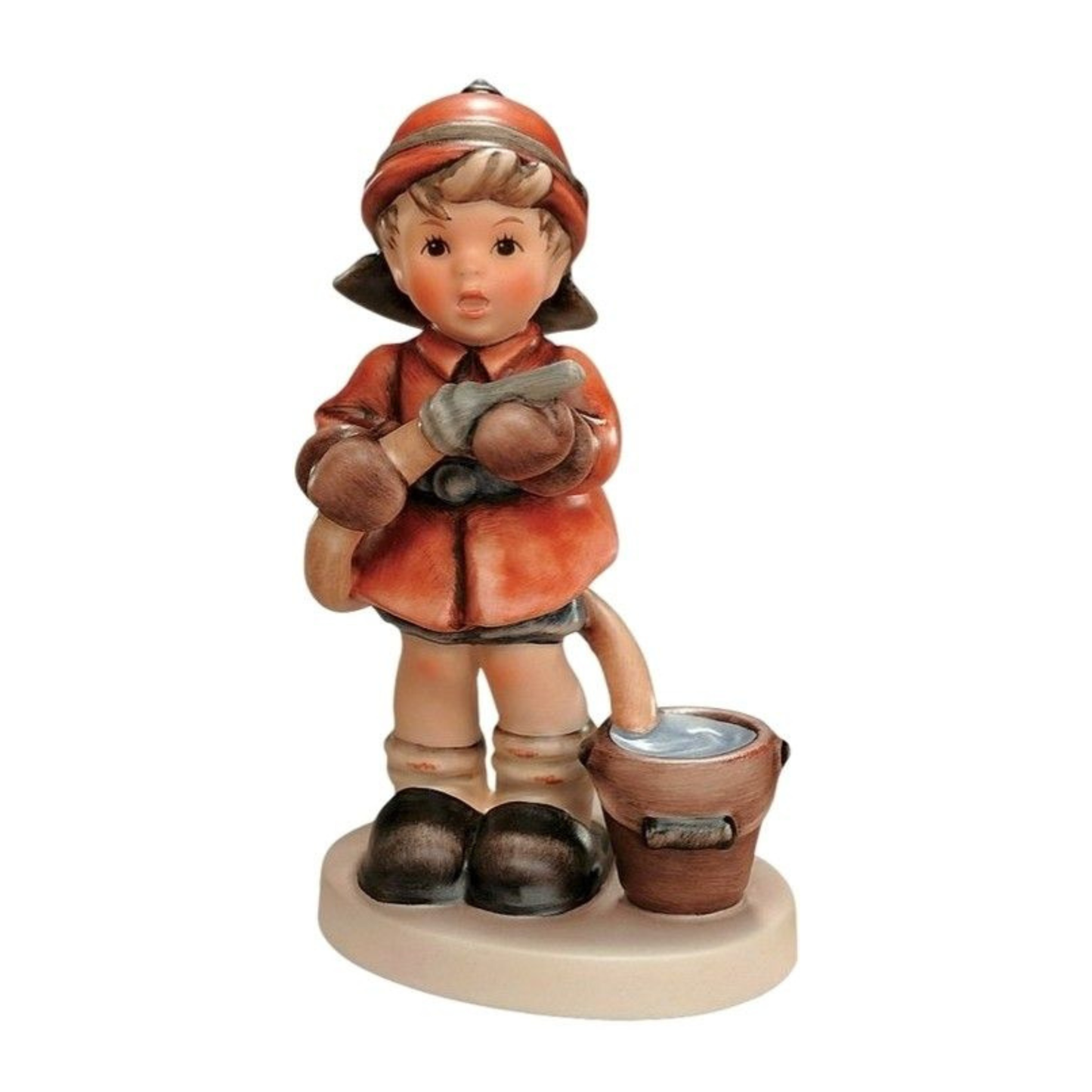 Figurina Fire Fighter - Pompiere Serie Professionale Hummel HUM 2030 in Porcellana H. 11,5 cm Goebel