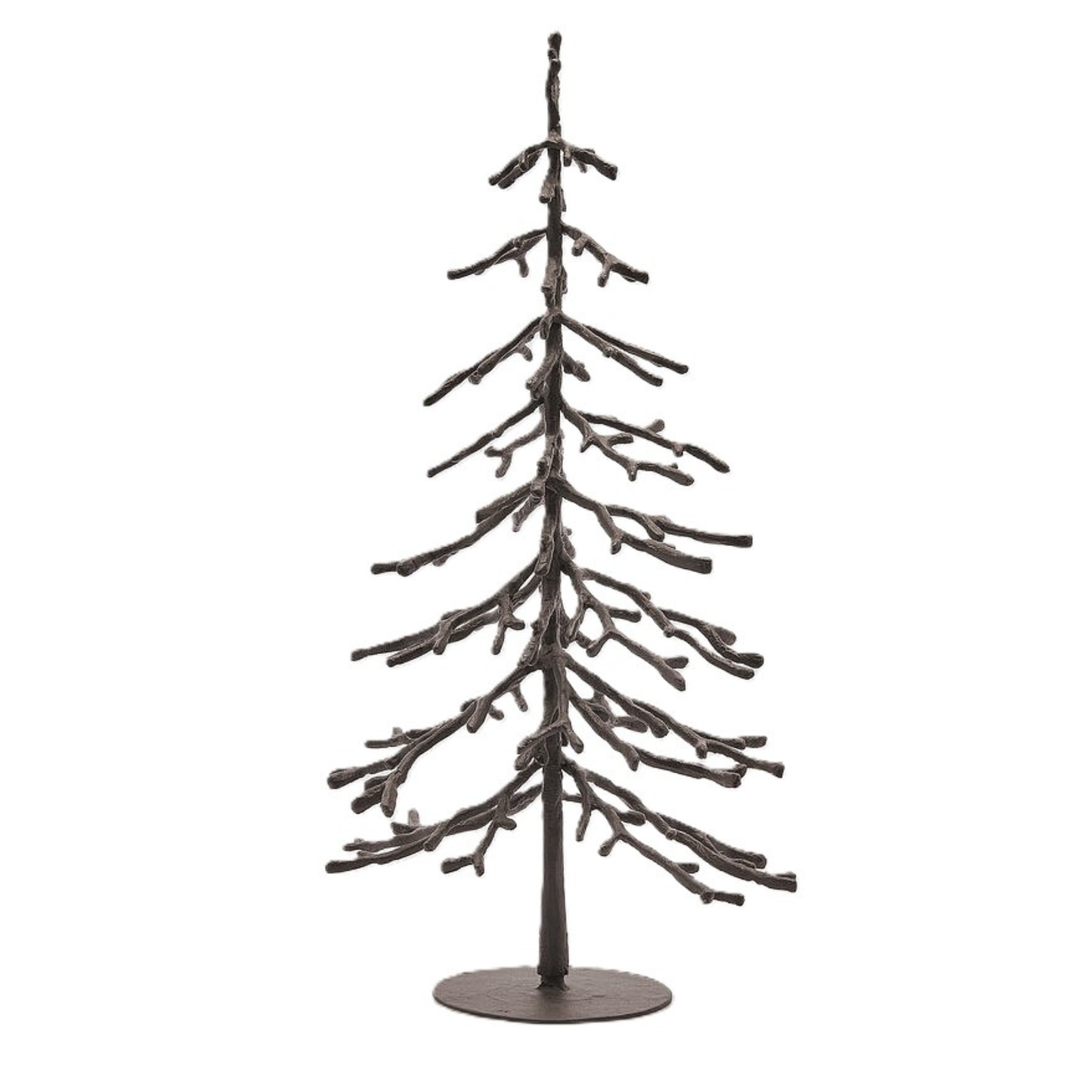 Decoro Abete in Metallo Dark Brown 3 Misure EDG Enzo De Gasperi