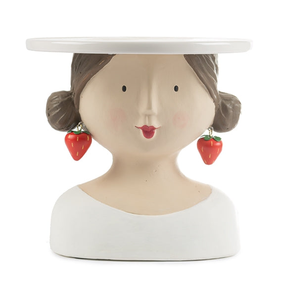 Porta Torta Lady Fragola in Ceramica Baden