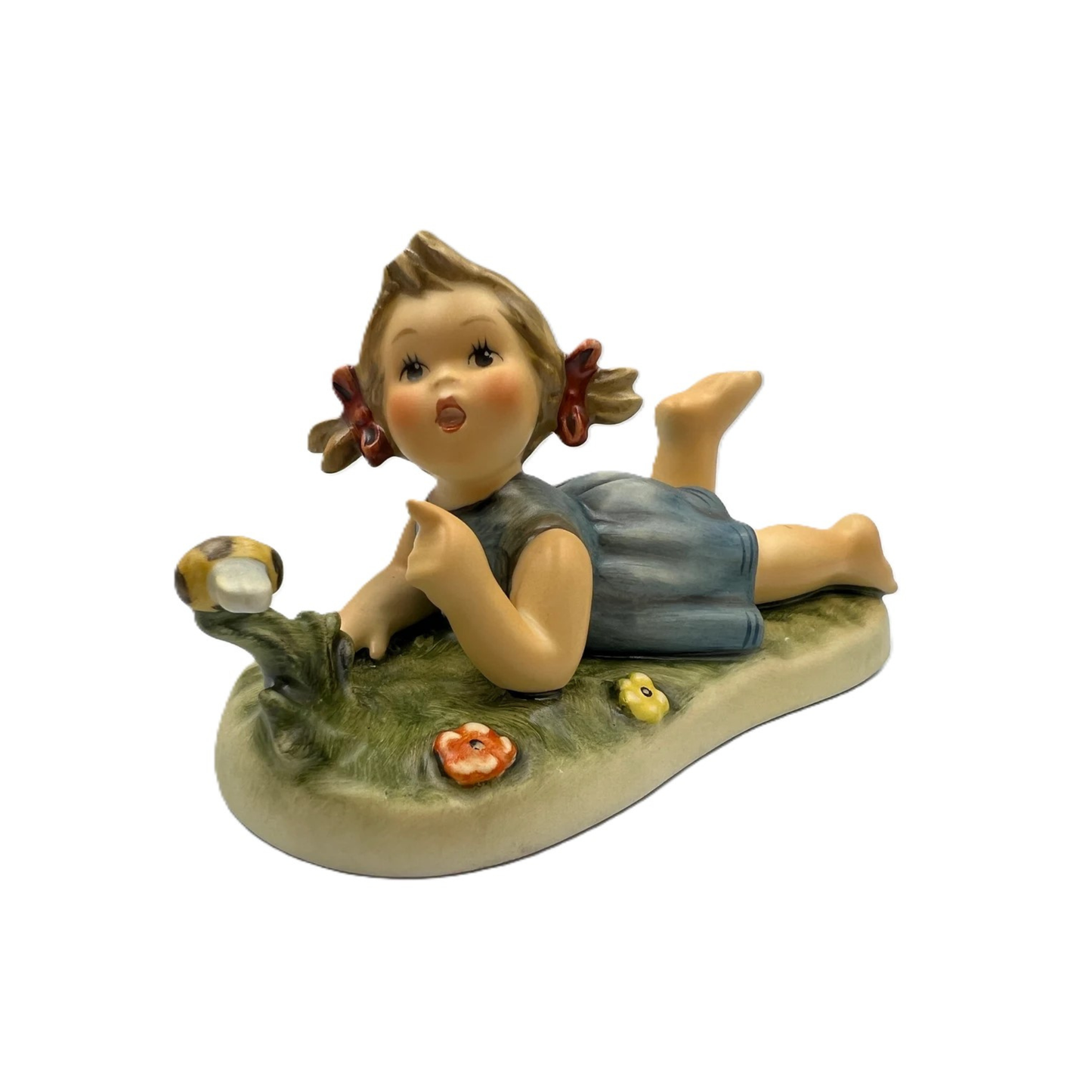 Figurina Miss Beehaving Edizione 10° Anniversario M.I. Hummel Club HUM 2105 in Porcellana 12x6 cm Goebel