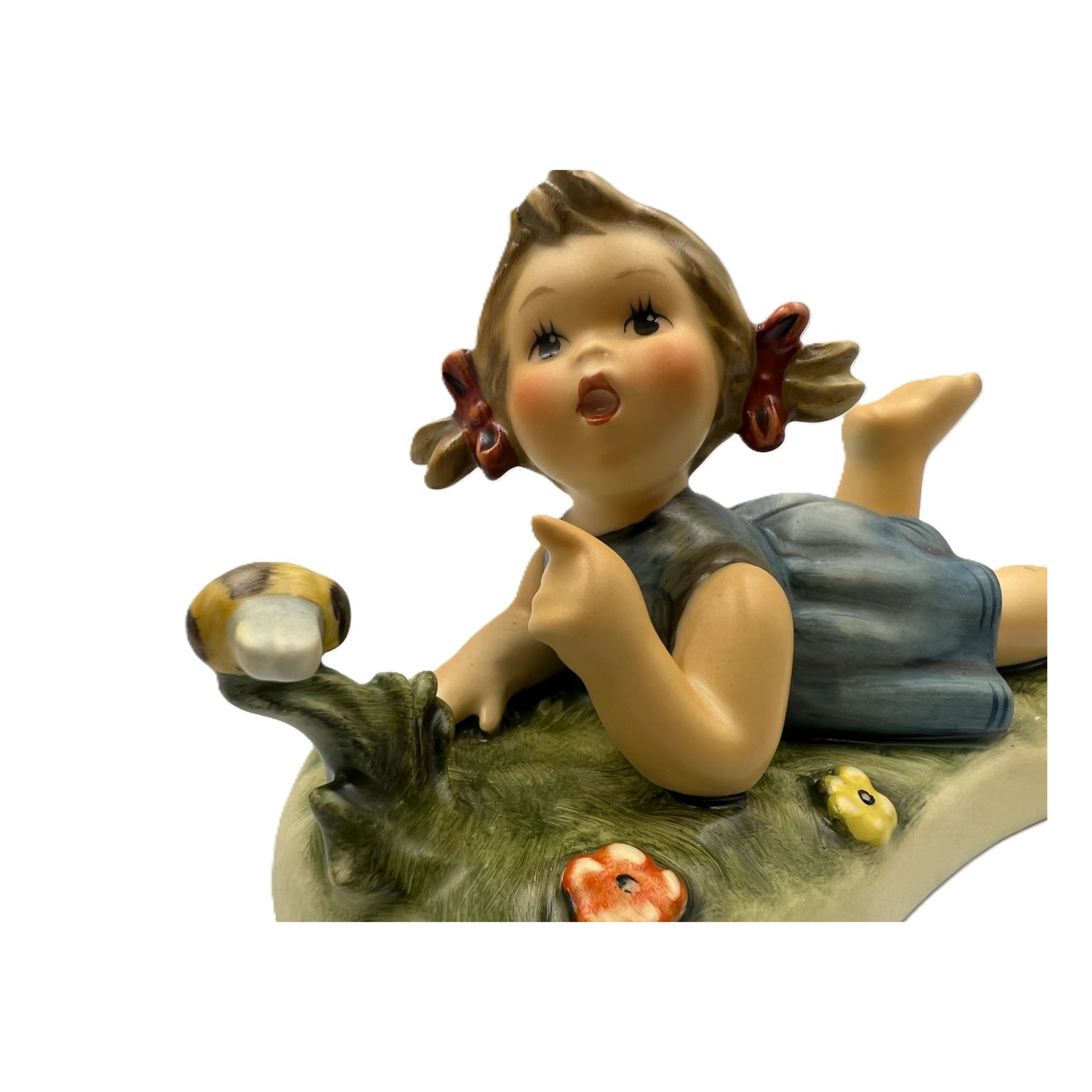 Figurina Miss Beehaving Edizione 10° Anniversario M.I. Hummel Club HUM 2105 in Porcellana 12x6 cm Goebel
