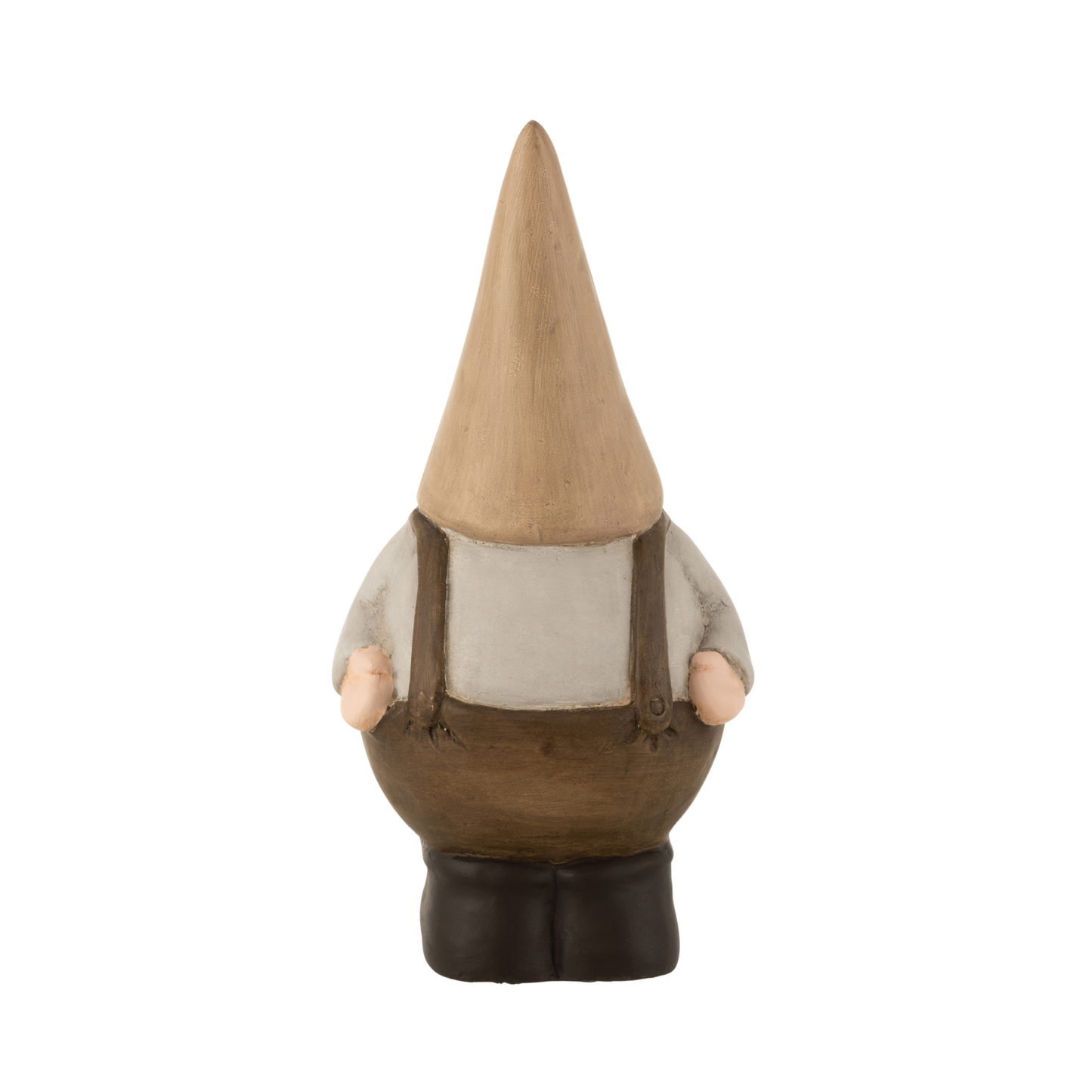 Gnomo in Ceramica Marrone e Grigio - J-Line by Jolipa
