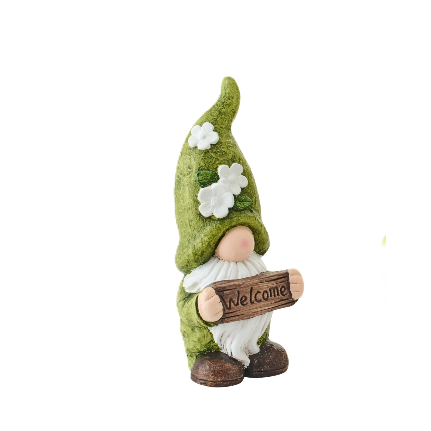Gnomo in Argilla Verde H. 31,5 cm J-Line by Jolipa