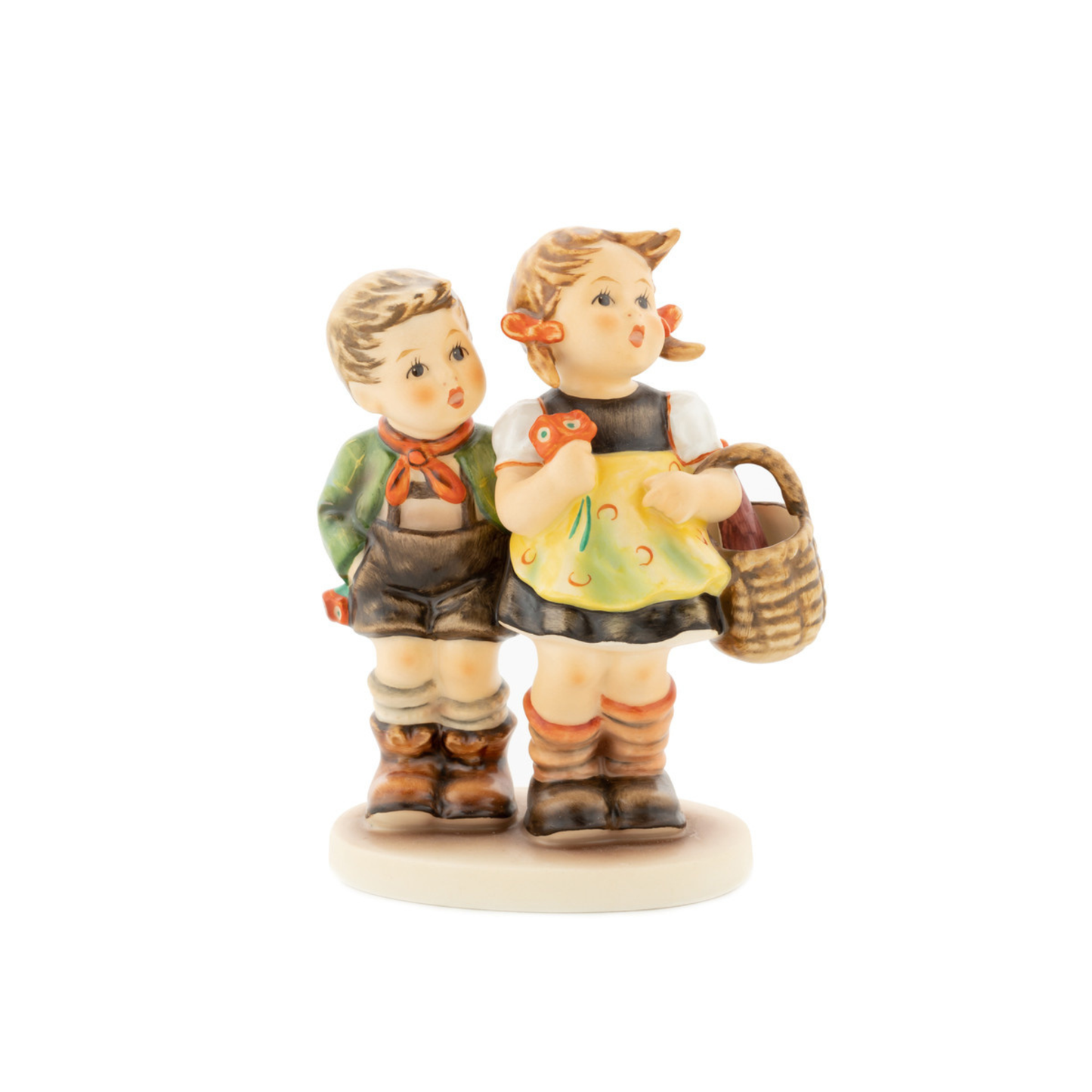 Figurina To Market - Al Mercato Collezione Hummel in Porcellana H. 10,5 cm Goebel