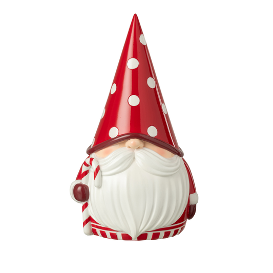 Babbo Natale a Pois in Ceramica 25x21,5 H. 41,5 cm J-Line by Jolipa