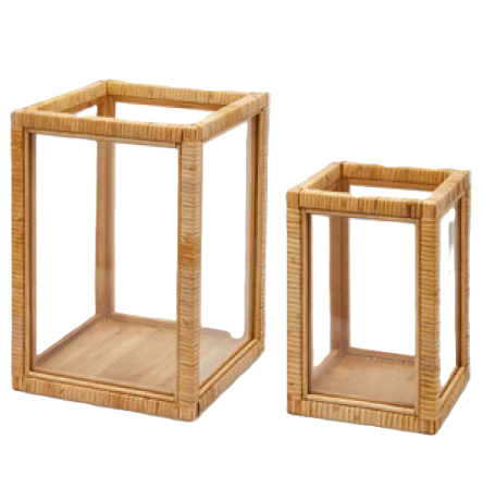 Lanterna in Rattan EDG Enzo De Gasperi
