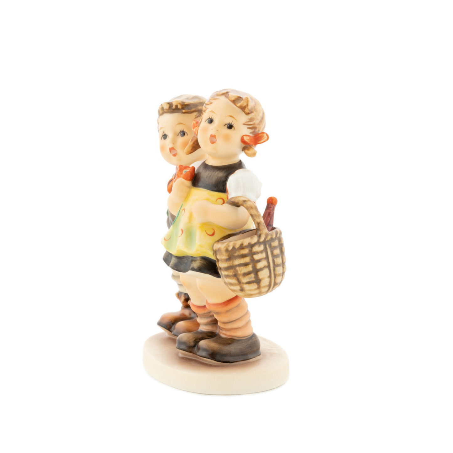 Figurina To Market - Al Mercato Collezione Hummel in Porcellana H. 10,5 cm Goebel