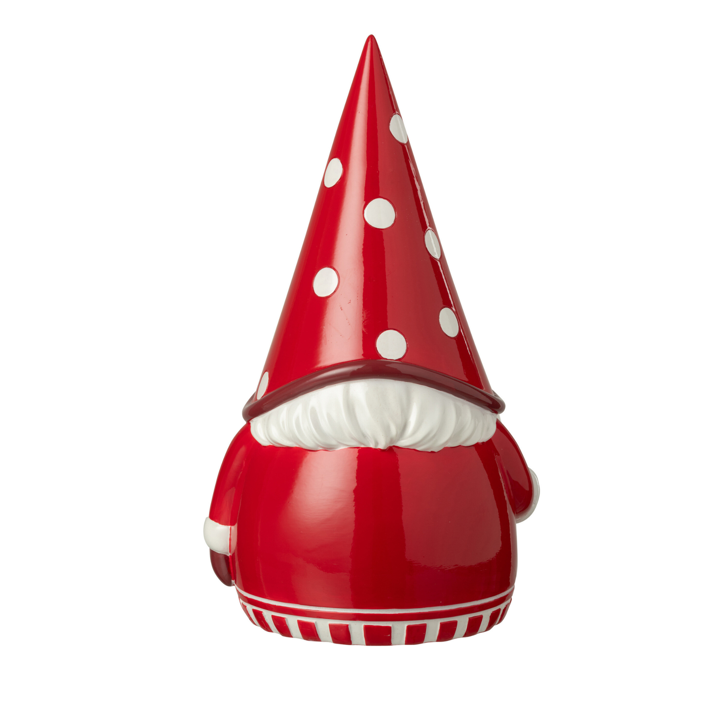 Babbo Natale a Pois in Ceramica 25x21,5 H. 41,5 cm J-Line by Jolipa