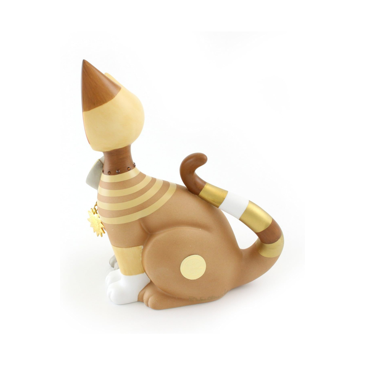 Figurina Gatti dell'Anno 2015 Novella e Savino in Porcellana Bisque Rosina Wachtmeister Goebel