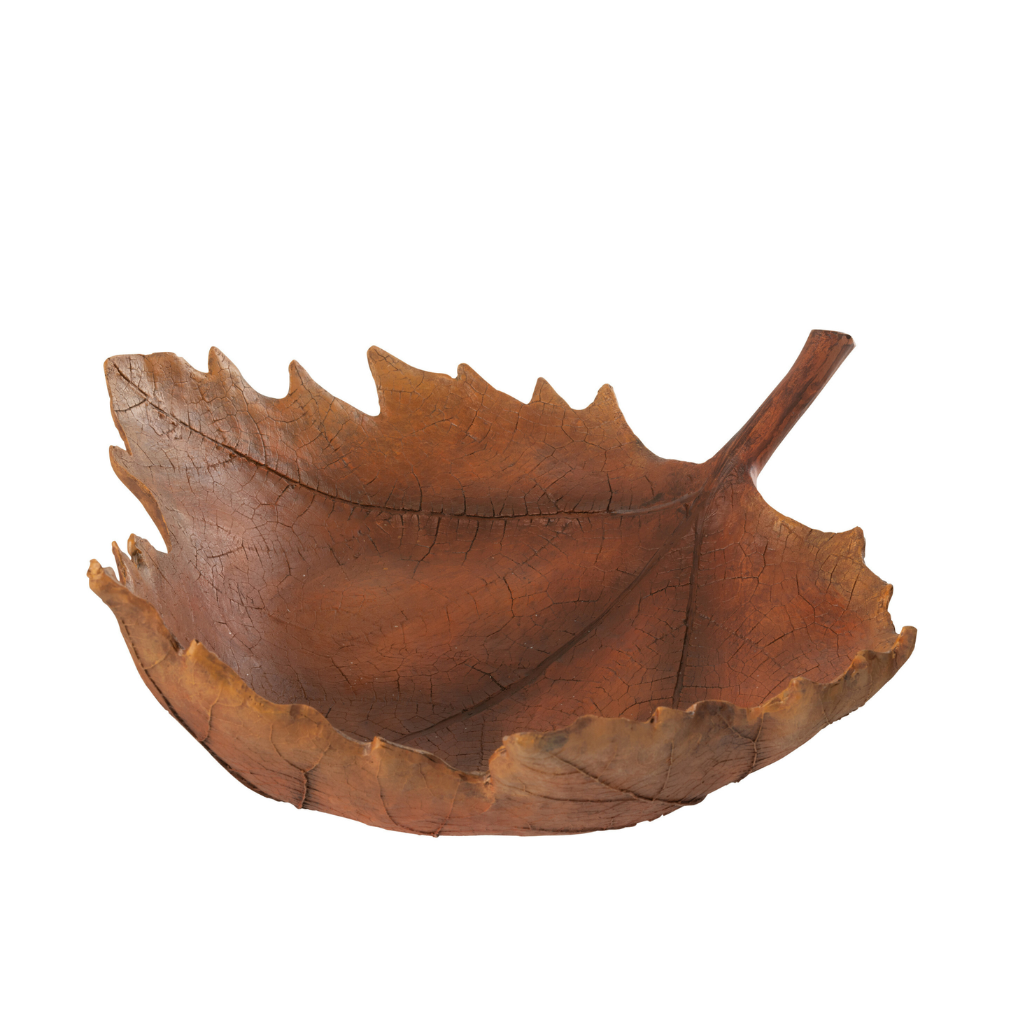 Vassoio Decorativo Foglia d'Autunno in Resina J-Line by Jolipa