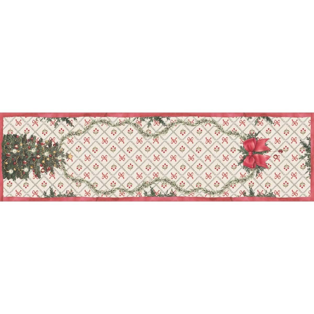 Runner Natalizio Favola di Natale in Cotone 50×180 cm Blanc Mariclò