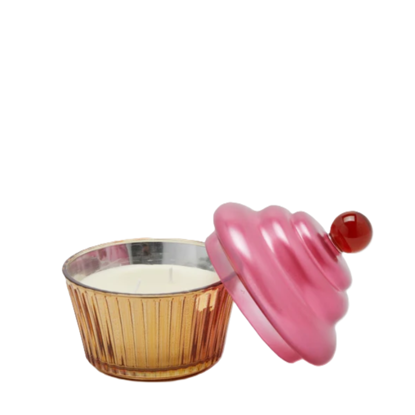 Candela Cupcake Profumata Cranberry e Pomegranate H. 14,5 cm EDG Enzo De Gasperi