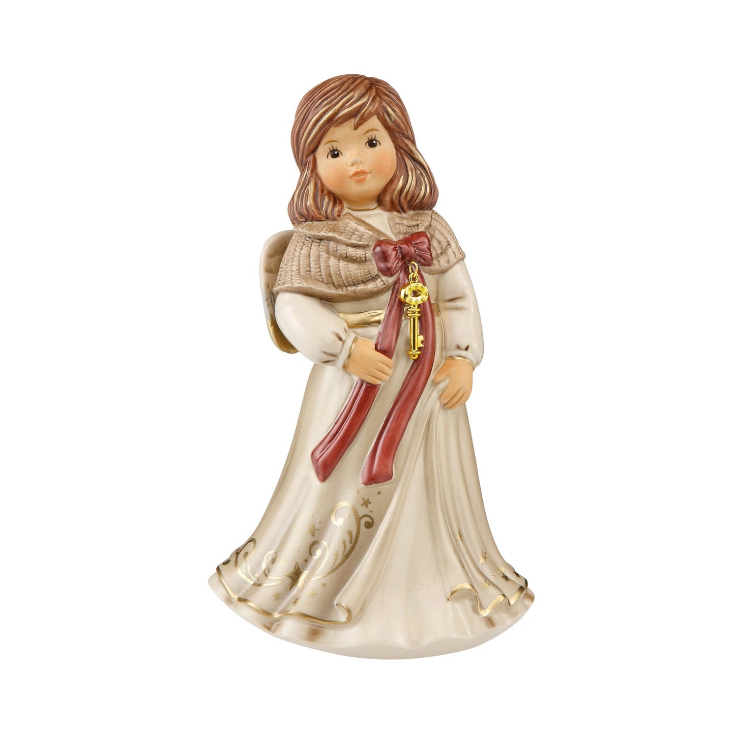 Figurina Angelo dell'Anno 2019 "Magico Tempo di Natale" in Porcellana H. 16 cm Goebel